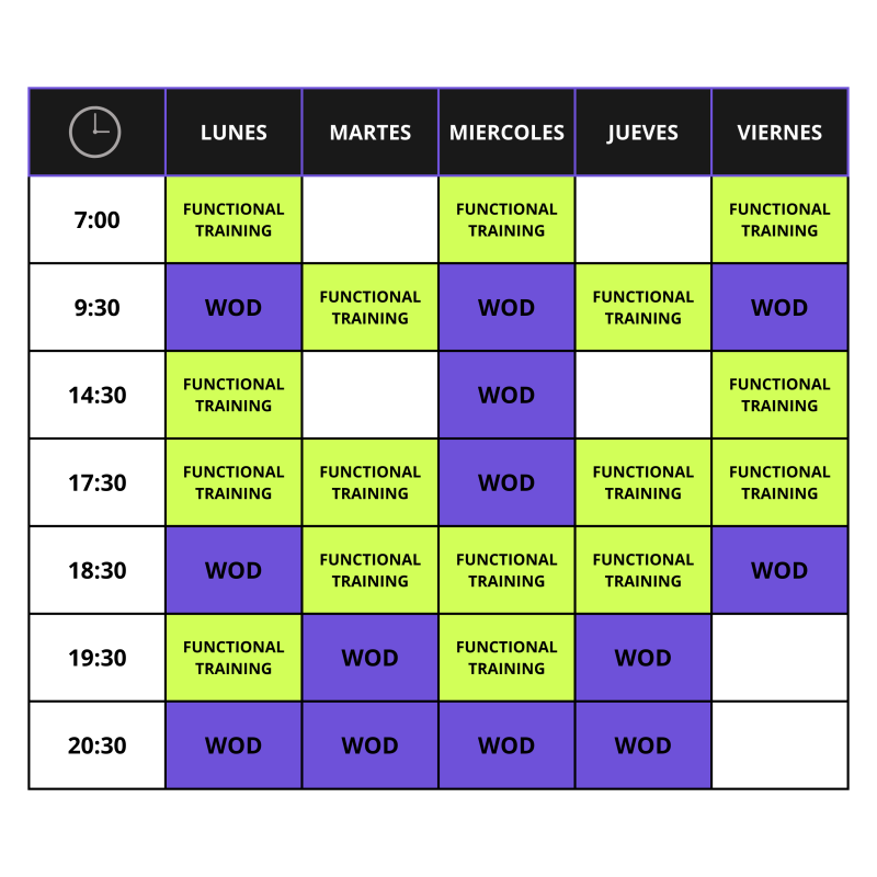 DB METHOD WEB HORARIOS